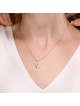 תליון צ'אי מכסף סטרלינג מודרני מינימליסטי Nec, Chai Jewelry, Is